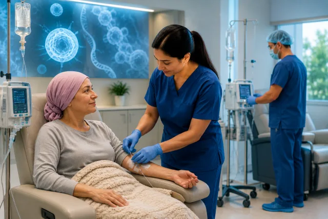 Oncology care at an international hospital