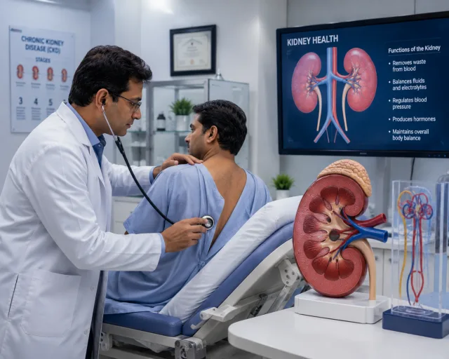 Nephrology care at an international hospital