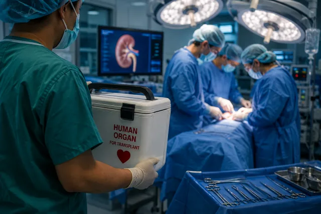 Transplants care at an international hospital