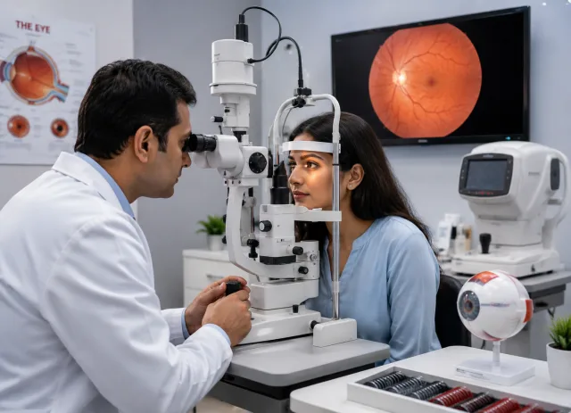 Ophthalmology care at an international hospital